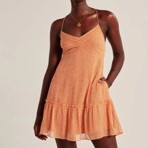 Abercrombie & Fitch Orange Mini Dress